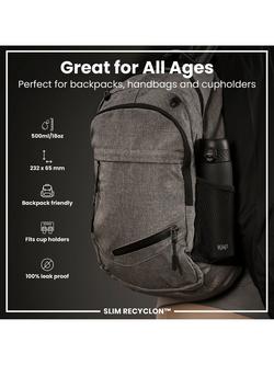 Ion8 Leak-Proof Recyclon Drinks Bottle, 500ml - view 2, Black