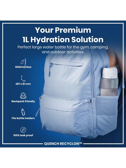 Ion8 Motivation Leak-Proof Recyclon Drinks Bottle, 1L - view 2, Ice