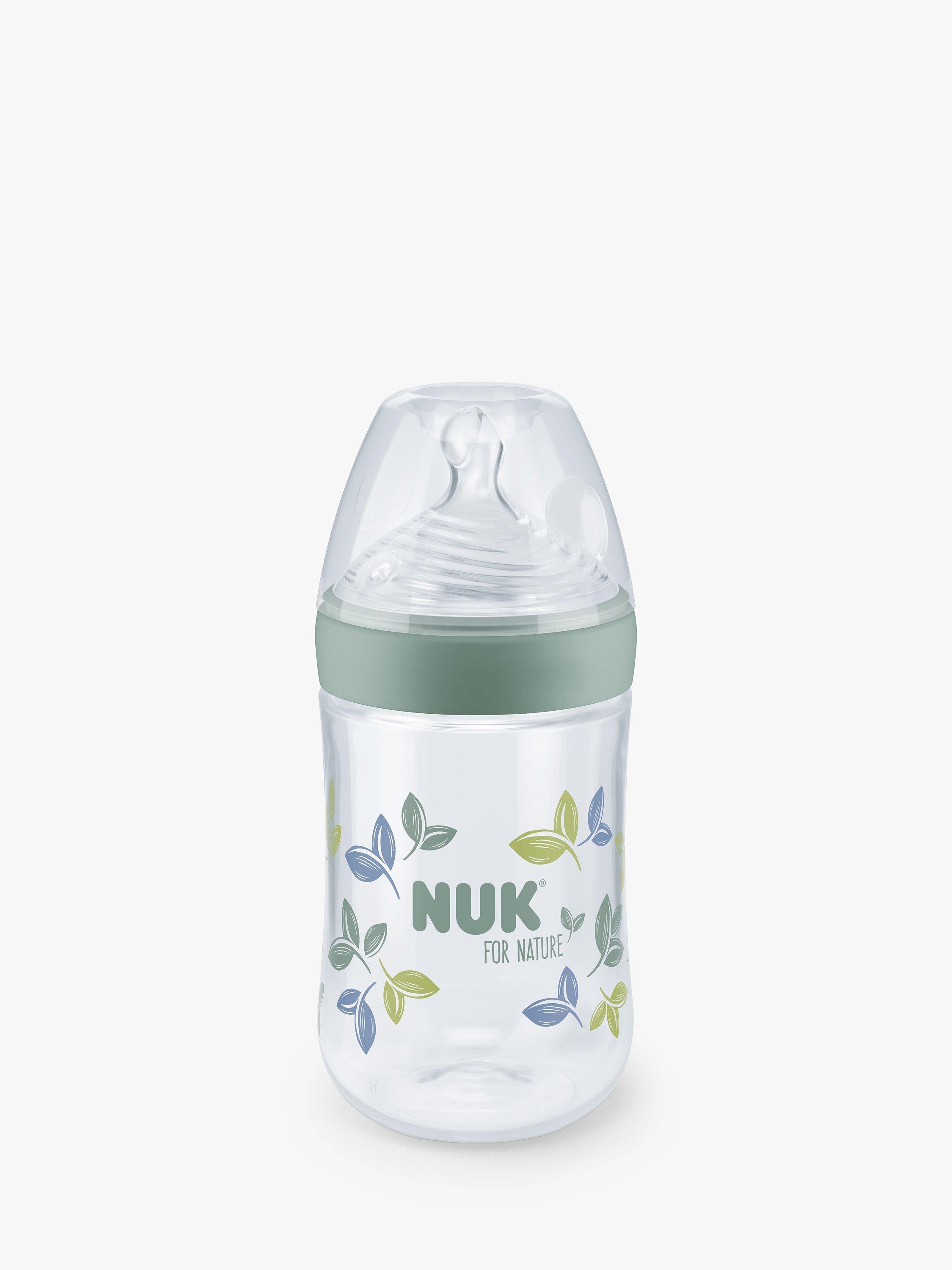 NUK For Nature Sustainable Baby Bottle, 260ml, Green