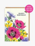 Cath Tate Cards Bee Birthday Seed Card