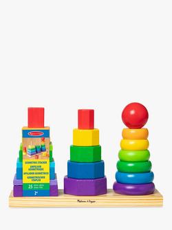 Melissa & Doug Geometric Stacker - view 2, Multi