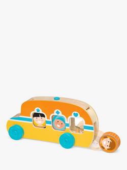 Melissa & Doug Go Tots Roll & Ride Bus Toy Vehicle, Multi