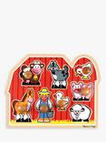 Melissa & Doug Farm Friends Large Peg Puzzle