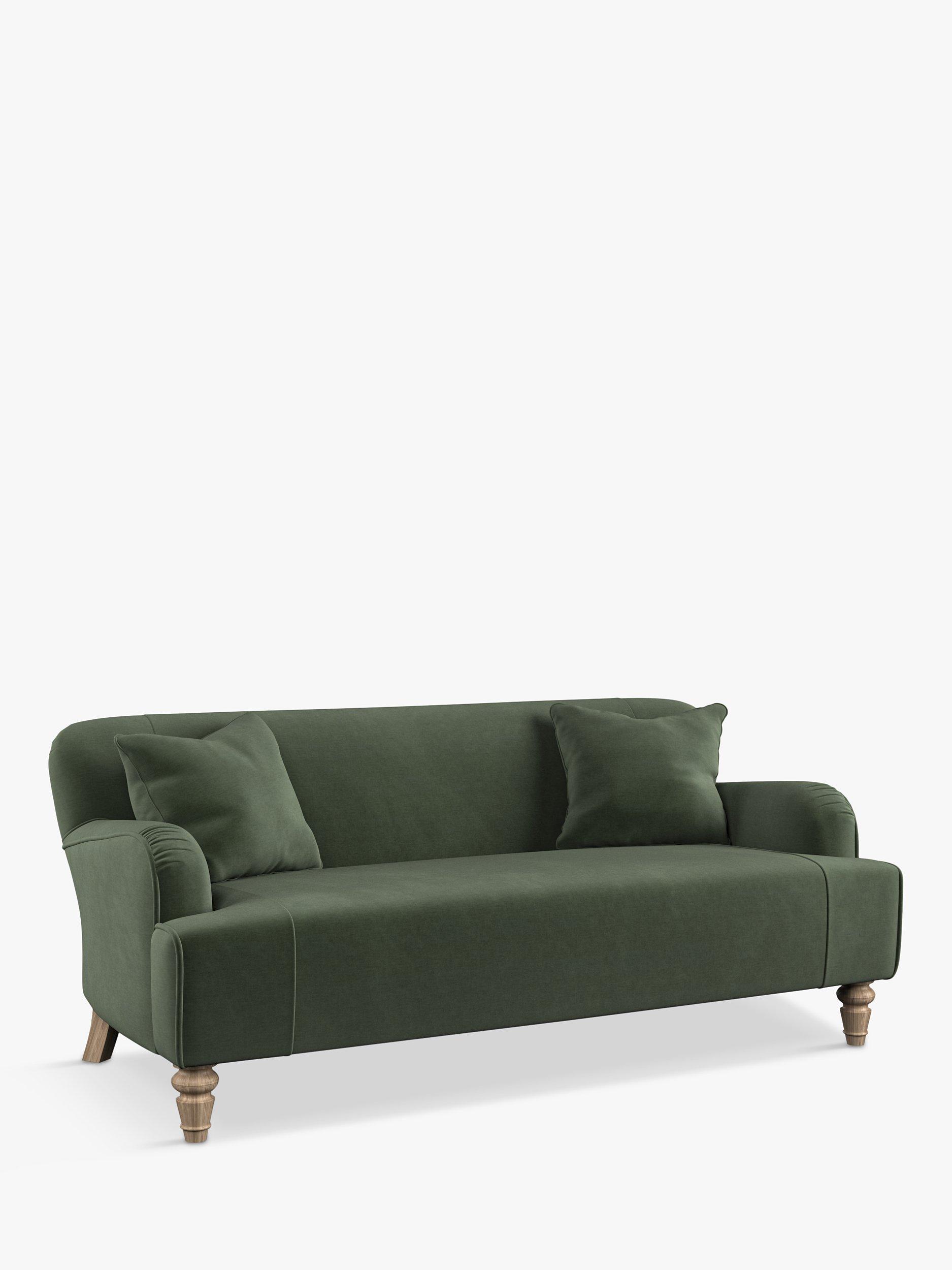 Lewis Range, Tetrad Cosy Club Lewis Large 3 Seater Sofa, Light Leg, Chenille Deep Celadon