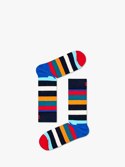Happy Socks Stripe and Argyle Socks Gift Box, Pack of 4, Blue - view 2, Blue