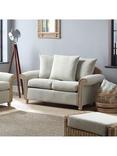 Desser Samford Rattan 2-Seater Sofa with Scatter Cushions, Pebble