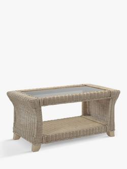 Desser Clifton Rattan Coffee Table, Natural, Natural