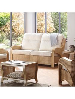 Desser Opera Rattan 3-Seater Sofa, Light Oak/Jasper - view 2, Light Oak/Jasper