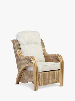 Desser Opera Rattan Armchair, Light Oak/Jasper, Light Oak/Jasper
