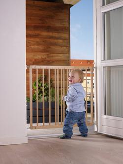 BabyDan Extending Wooden Wall Fit Safety Gate, FSC-Certified (Beechwood) - view 2, Multi