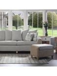 Desser Samford Rattan Footstool, Pebble
