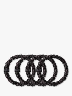 Slip® Pure Silk Skinny Scrunchies - view 2, Black
