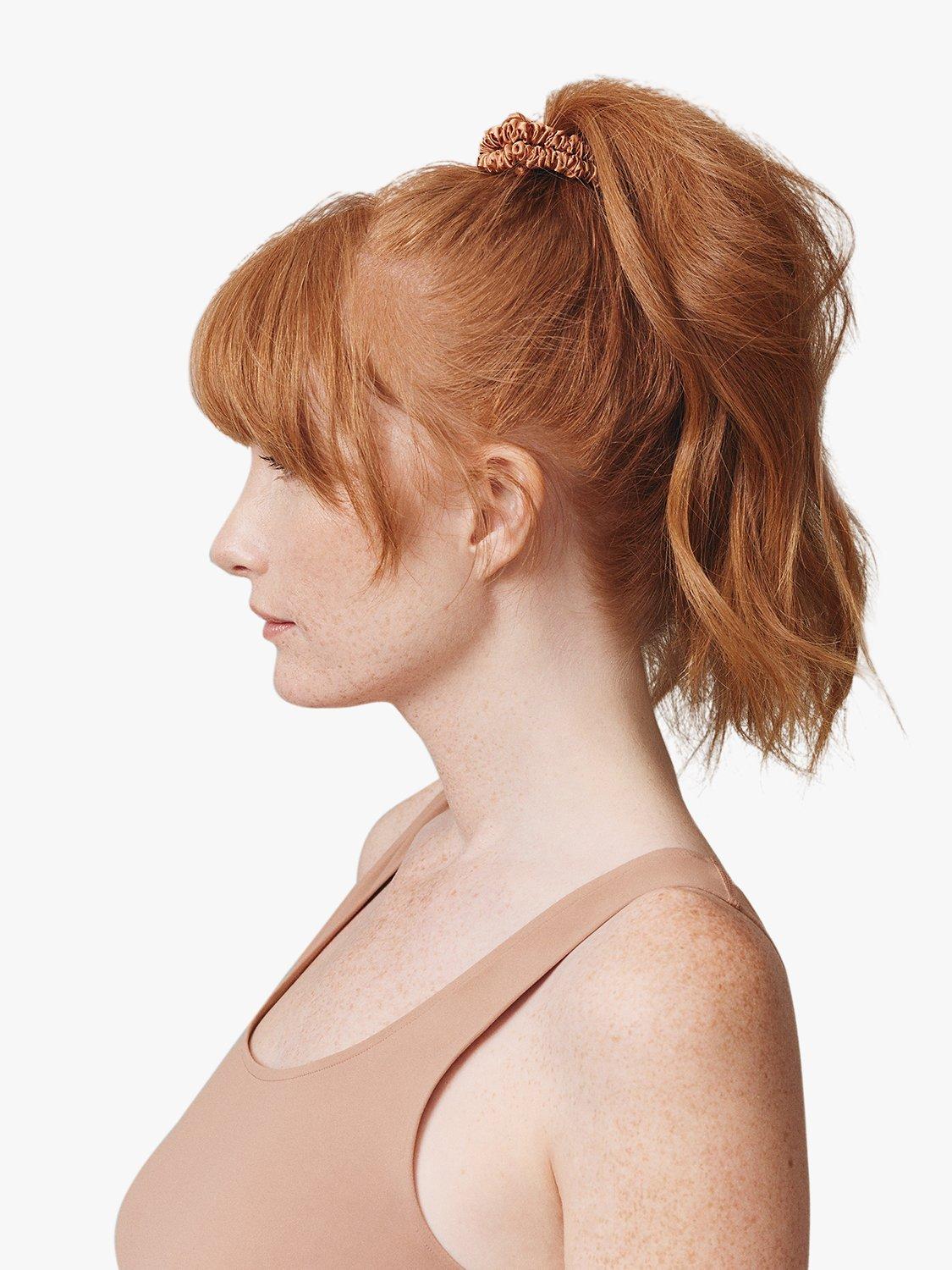 Slip® Pure Silk Skinny Scrunchies, Copper