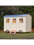 Crane Garden Buildings Shepherd Hut with Long Side Door, 2.4 x 3.6m