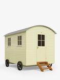 Crane Garden Buildings Shepherd Hut with End Door, 2.4 x 3.6m, Willow