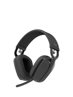 Logitech Zone Vibe 100 Wireless Bluetooth Over-Ear Headset, Graphite, Graphite