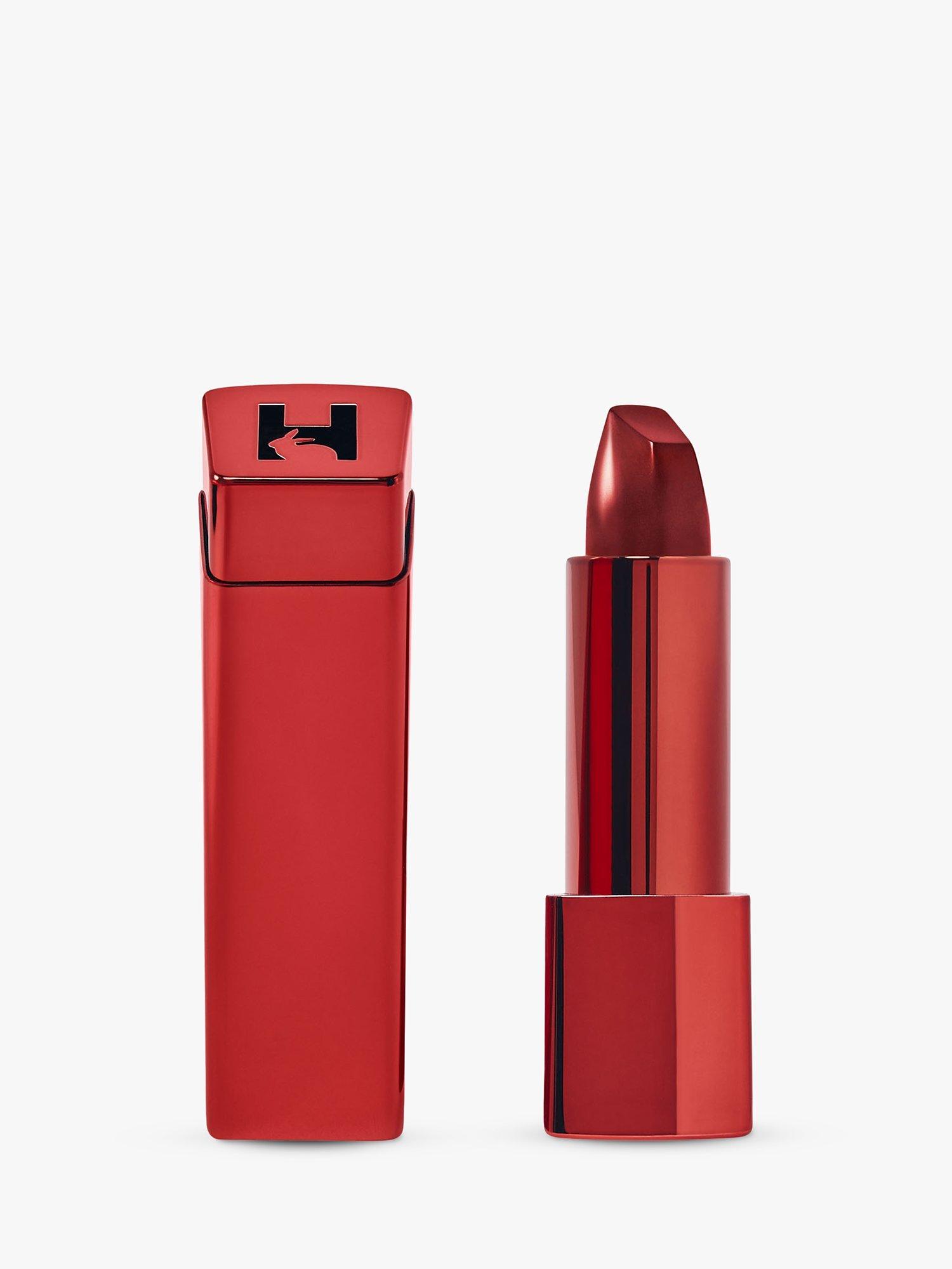 Product image 1 of 6, which shows Hourglass Unlocked Satin Crème Lipstick, Red 0
