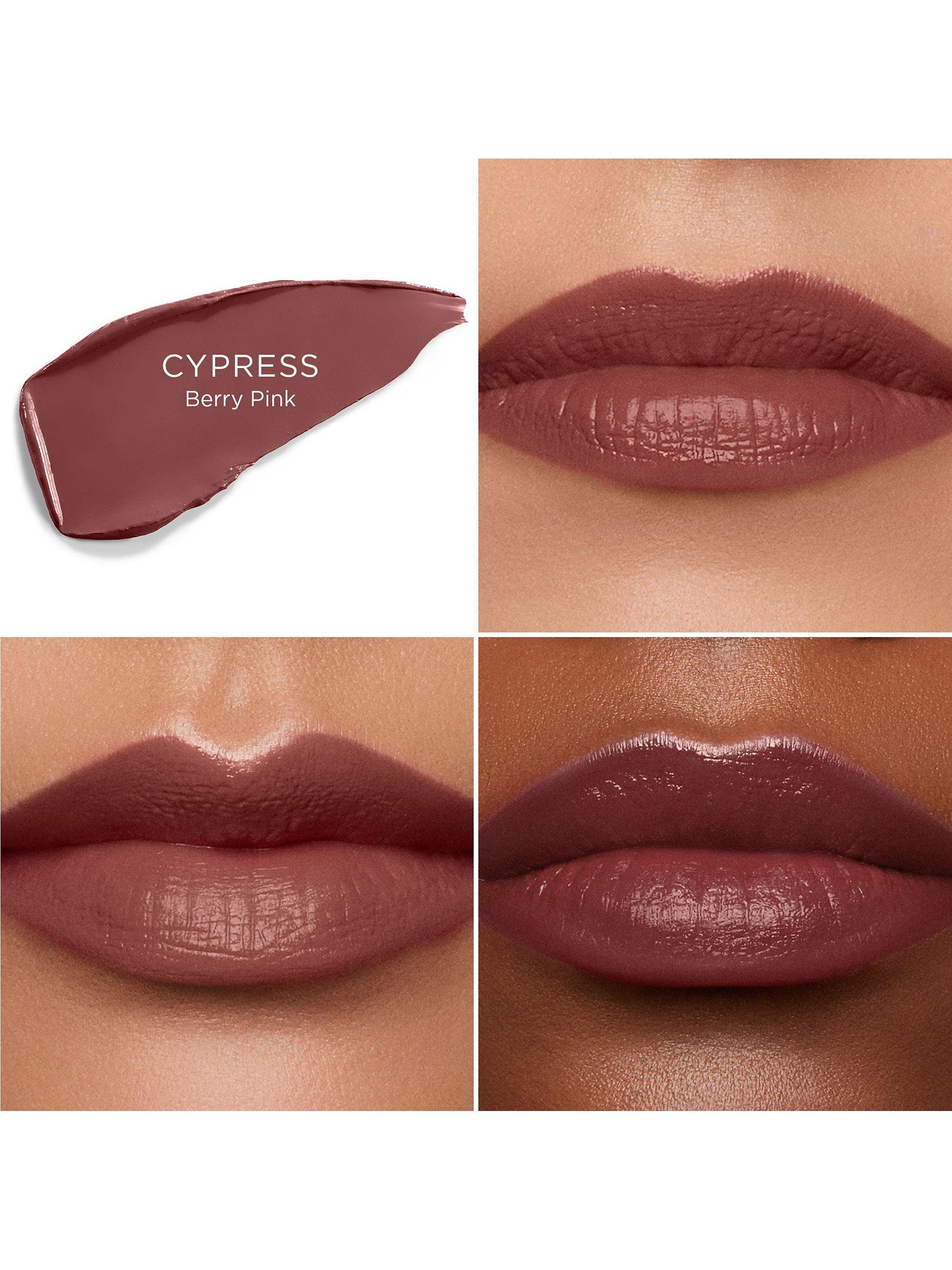 Product image 4 of 7, which shows Hourglass Unlocked Satin Crème Lipstick, Cypress 328