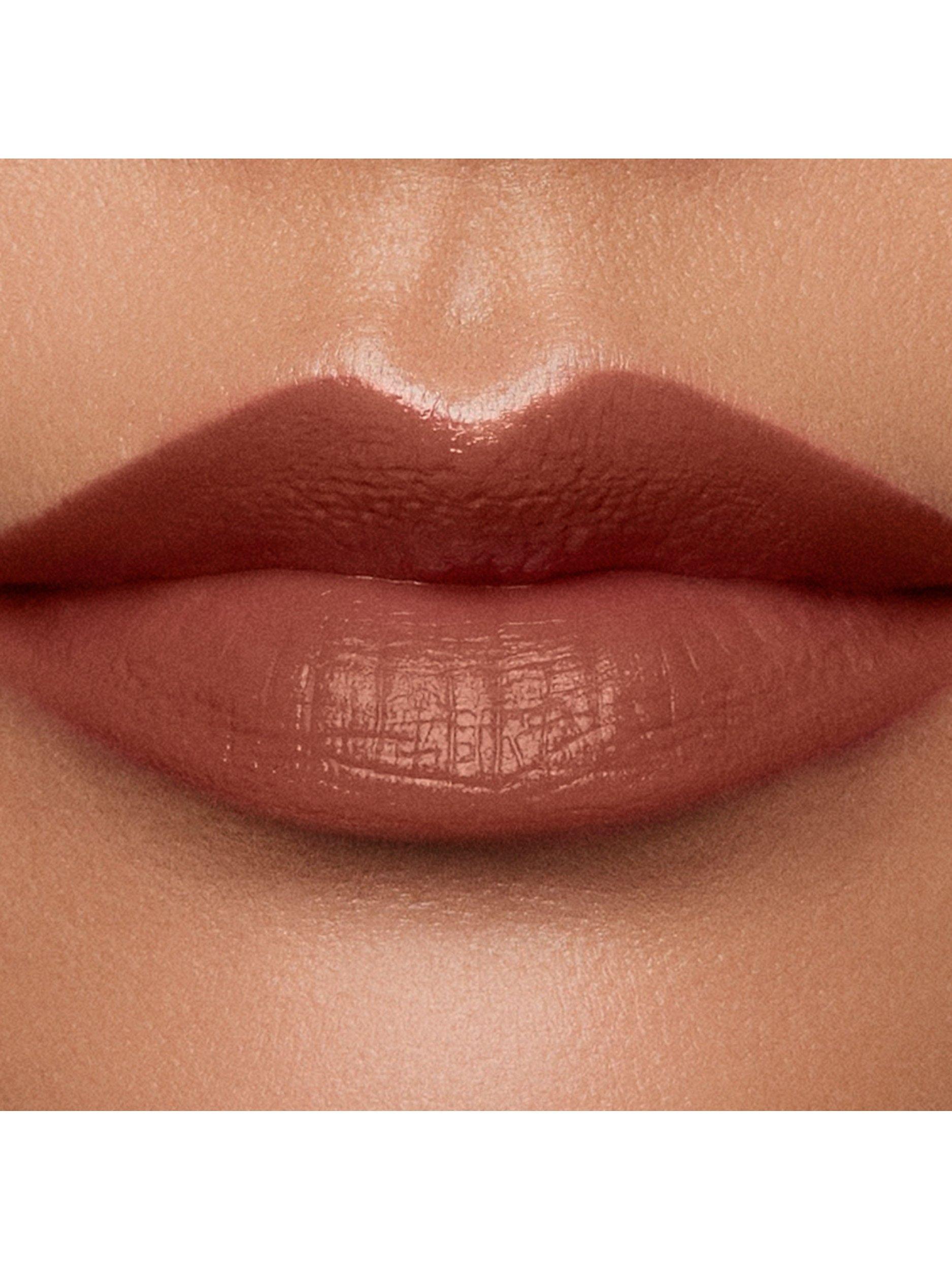 Product image 7 of 7, which shows Hourglass Unlocked Satin Crème Lipstick, Sahara 310