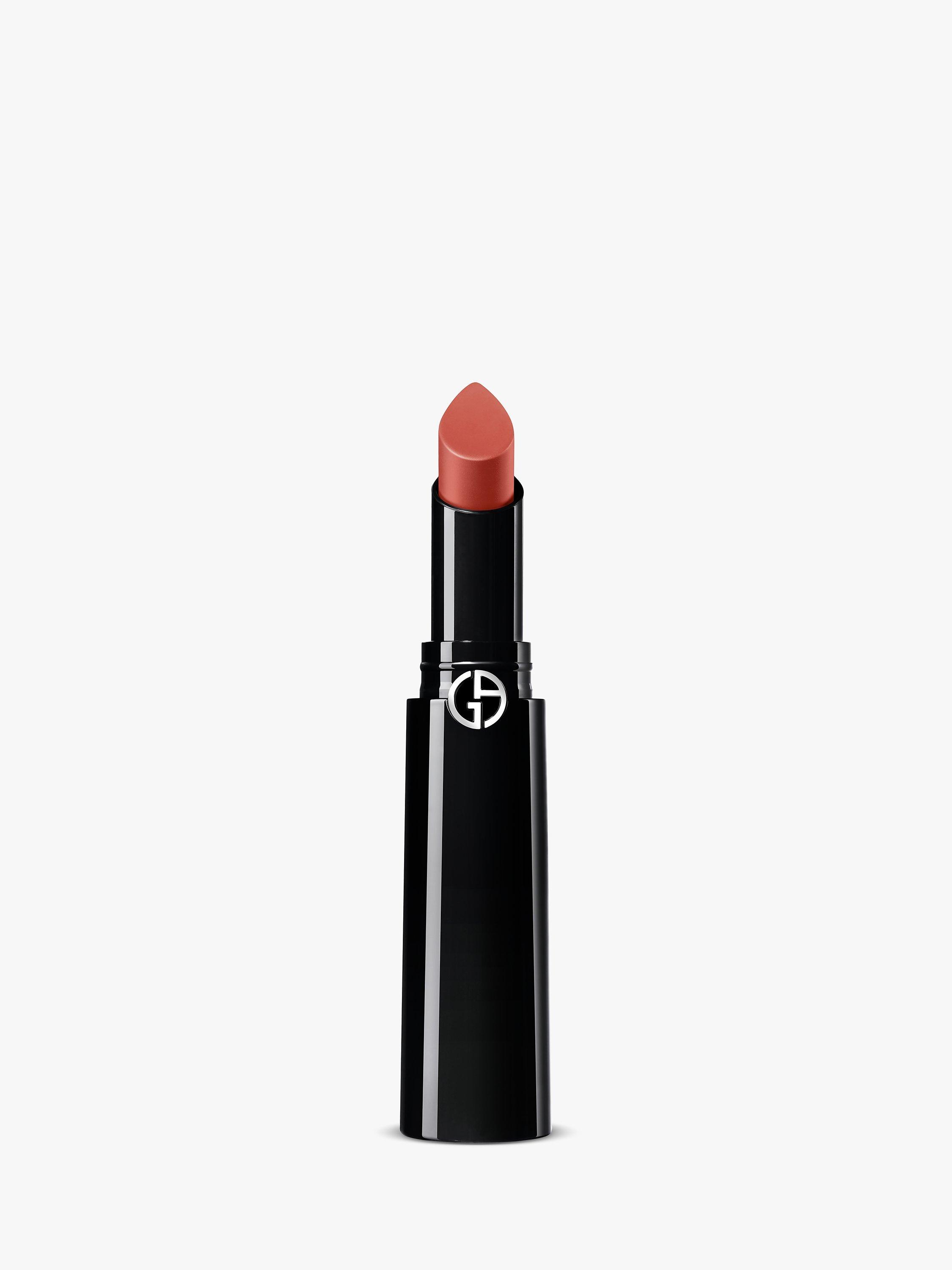 Product image 1 of 5, which shows Giorgio Armani Lip Power Vivid Colour Long Wear Lipstick, 214 Orange Nude