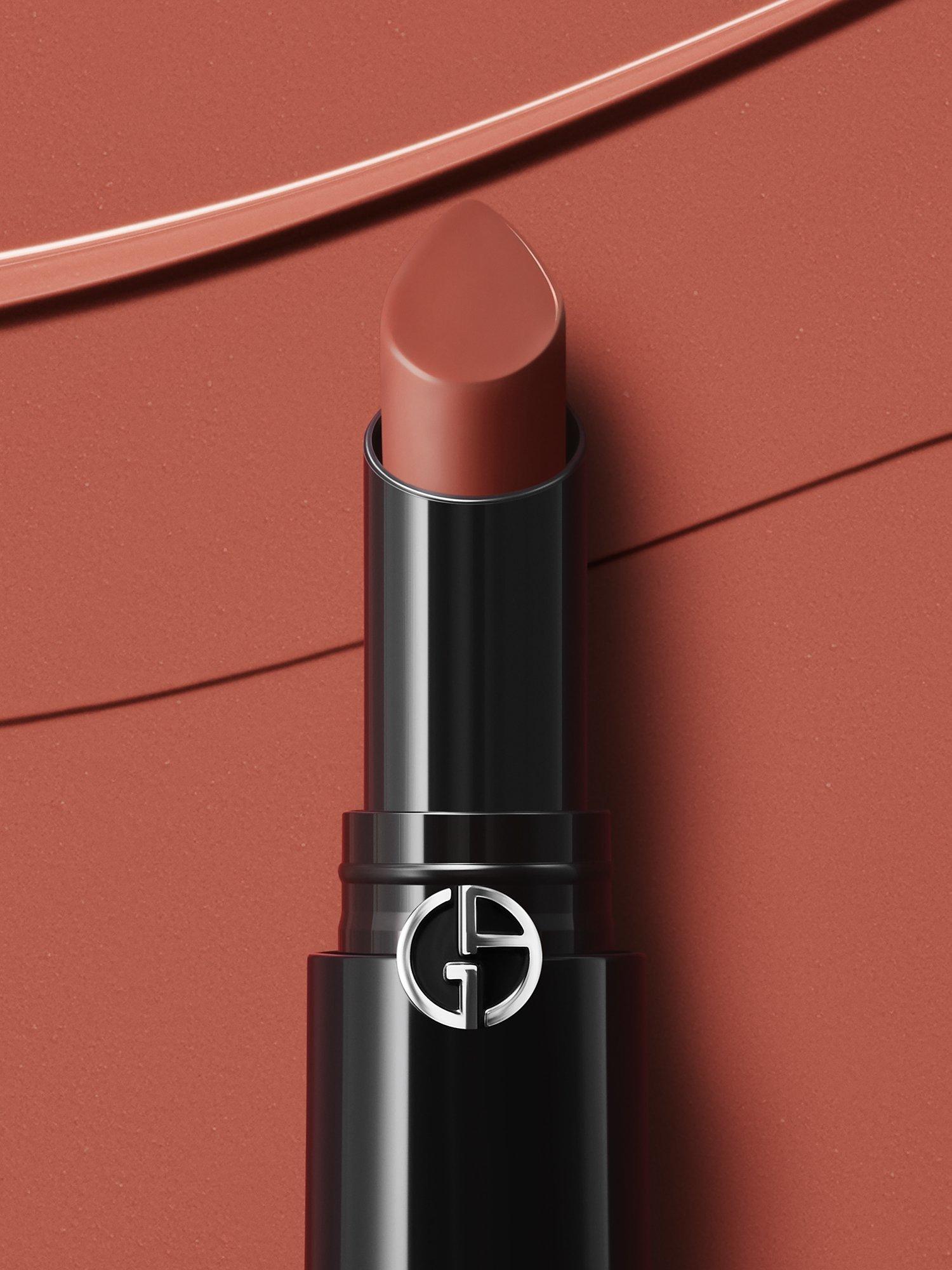 Product image 5 of 5, which shows Giorgio Armani Lip Power Vivid Colour Long Wear Lipstick, 214 Orange Nude
