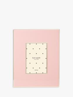 kate spade new york Enamel Photo Frame, 4 x 6" (10 x 15cm), Pink