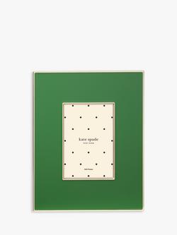 kate spade new york Enamel Photo Frame, 4 x 6" (10 x 15cm), Green