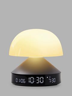 Lexon Mina Sunrise Lamp Alarm Clock, Black
