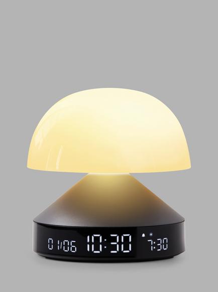 Lexon Mina Sunrise Lamp Alarm Clock, Black