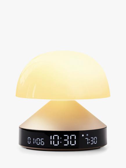 Lexon Mina Sunrise Lamp Alarm Clock, Gold