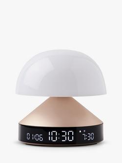 Lexon Mina Sunrise Lamp Alarm Clock - view 2, Gold