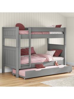 Stompa Classic Bunk Bed with Open Trundle, Grey