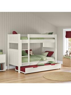 Stompa Classic Bunk Bed with Open Trundle - view 2, White