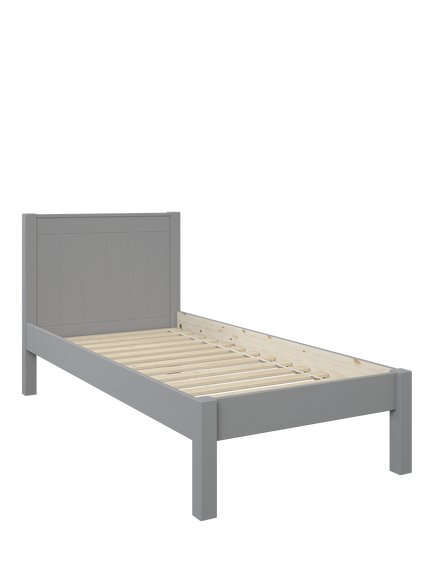 Stompa Classic Wooden Bed Frame, Single - view 2, Grey
