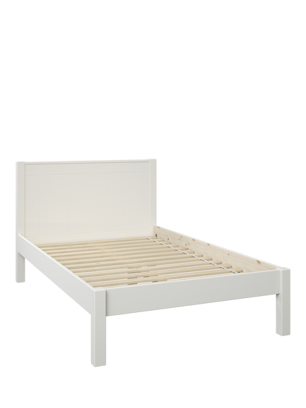 Stompa Classic Wooden Bed Frame, Small Double - view 2, White