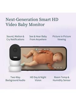 Owlet Cam 2 Baby Monitor - view 2, White