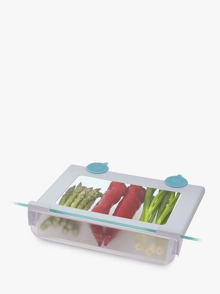 Joseph Joseph Under Shelf Fridge Storage Drawer, Turquoise