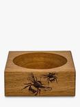 Selbrae House Bee Bottle Stopper & Oak Wine Bottle Coaster Gift Set