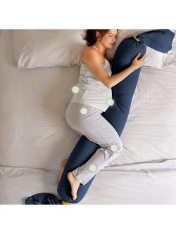 bbhugme Pregnancy Pillow, Midnight Blue/Harvest Gold - view 2, Multi