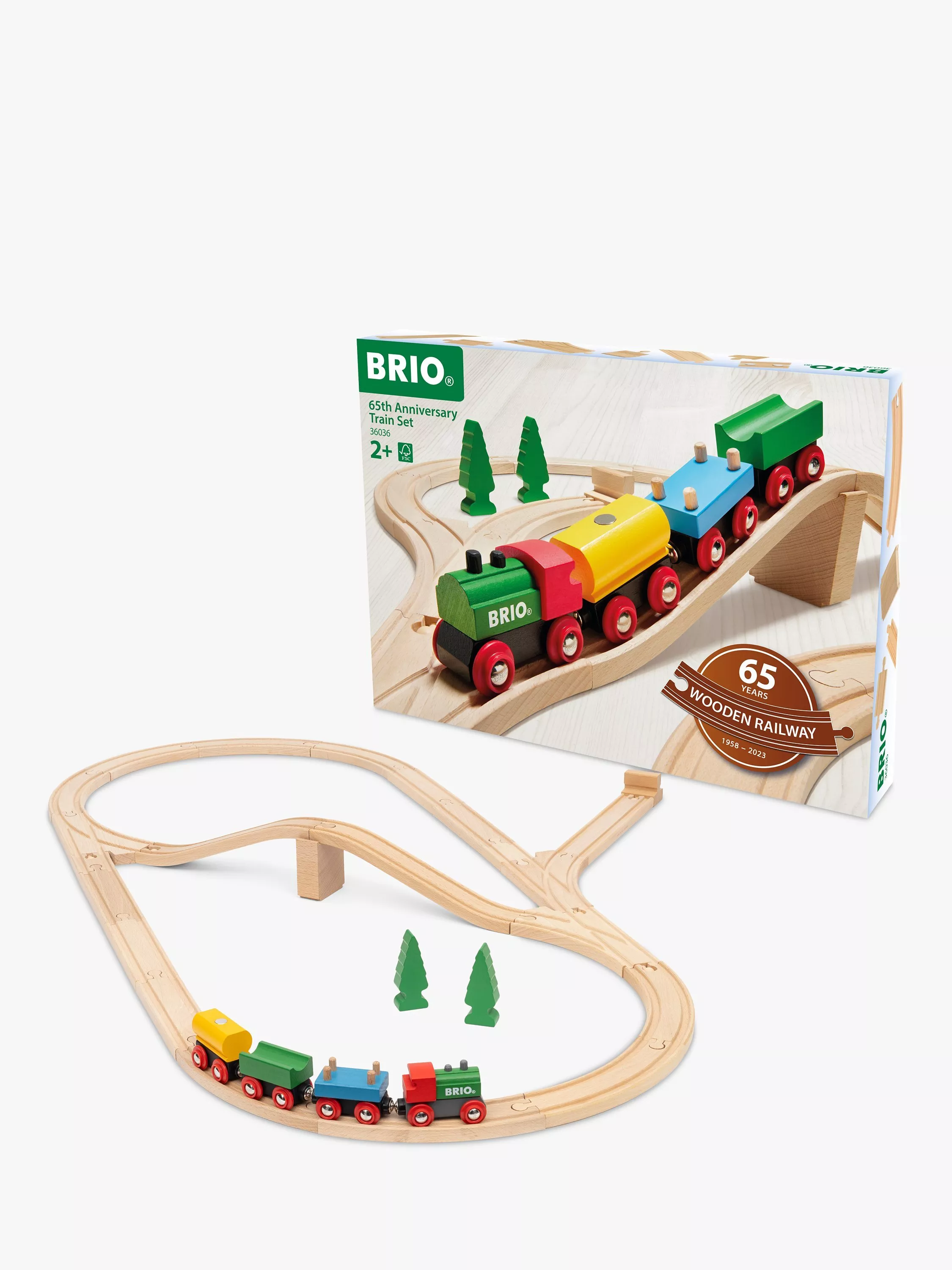 BRIO 65th Anniversary Wooden Train Set