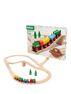 BRIO 65th Anniversary Wooden Train Set, 