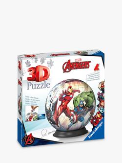 Ravensburger Disney Avengers 3D Puzzle Ball, 72 Pieces - view 2, Multi