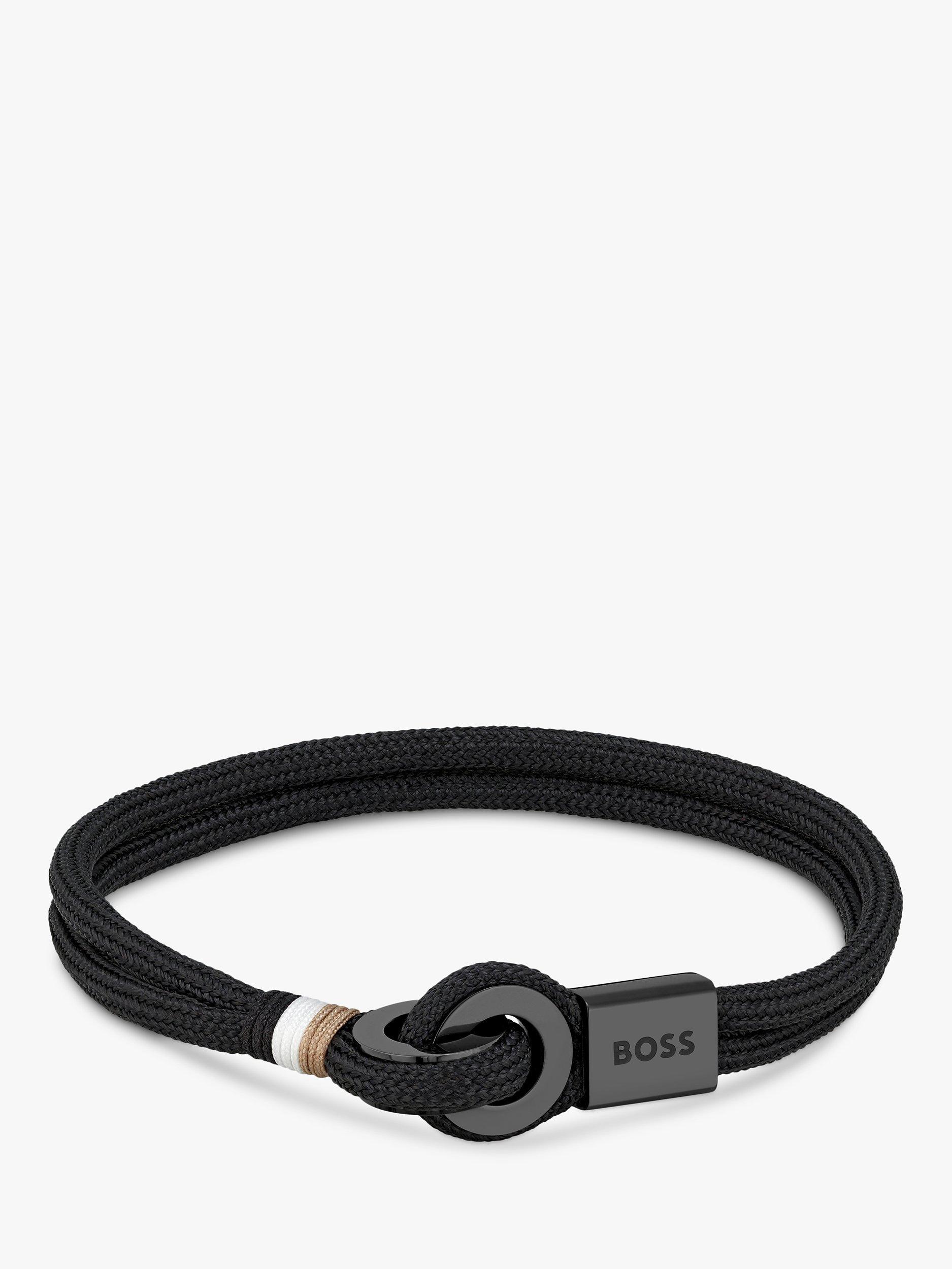 BOSS Thad Sport Collection Cord Bracelet, Black