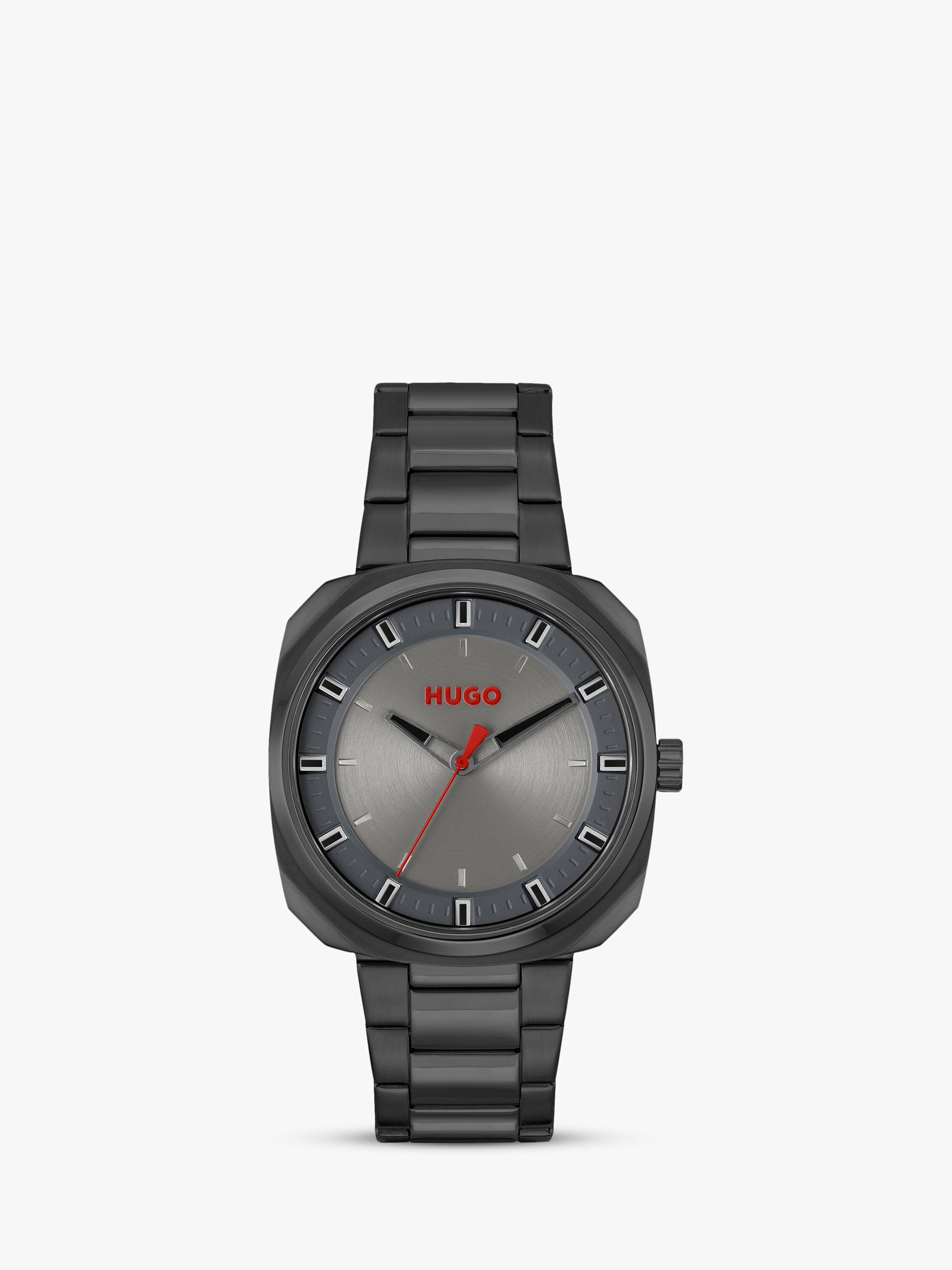 HUGO Men's Shrill Bracelet Strap Watch, Black 1530311