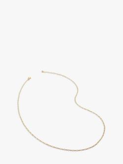 Monica Vinader Cable Chain Necklace, Gold, Gold