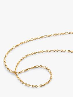 Monica Vinader Cable Chain Necklace, Gold - view 2, Gold