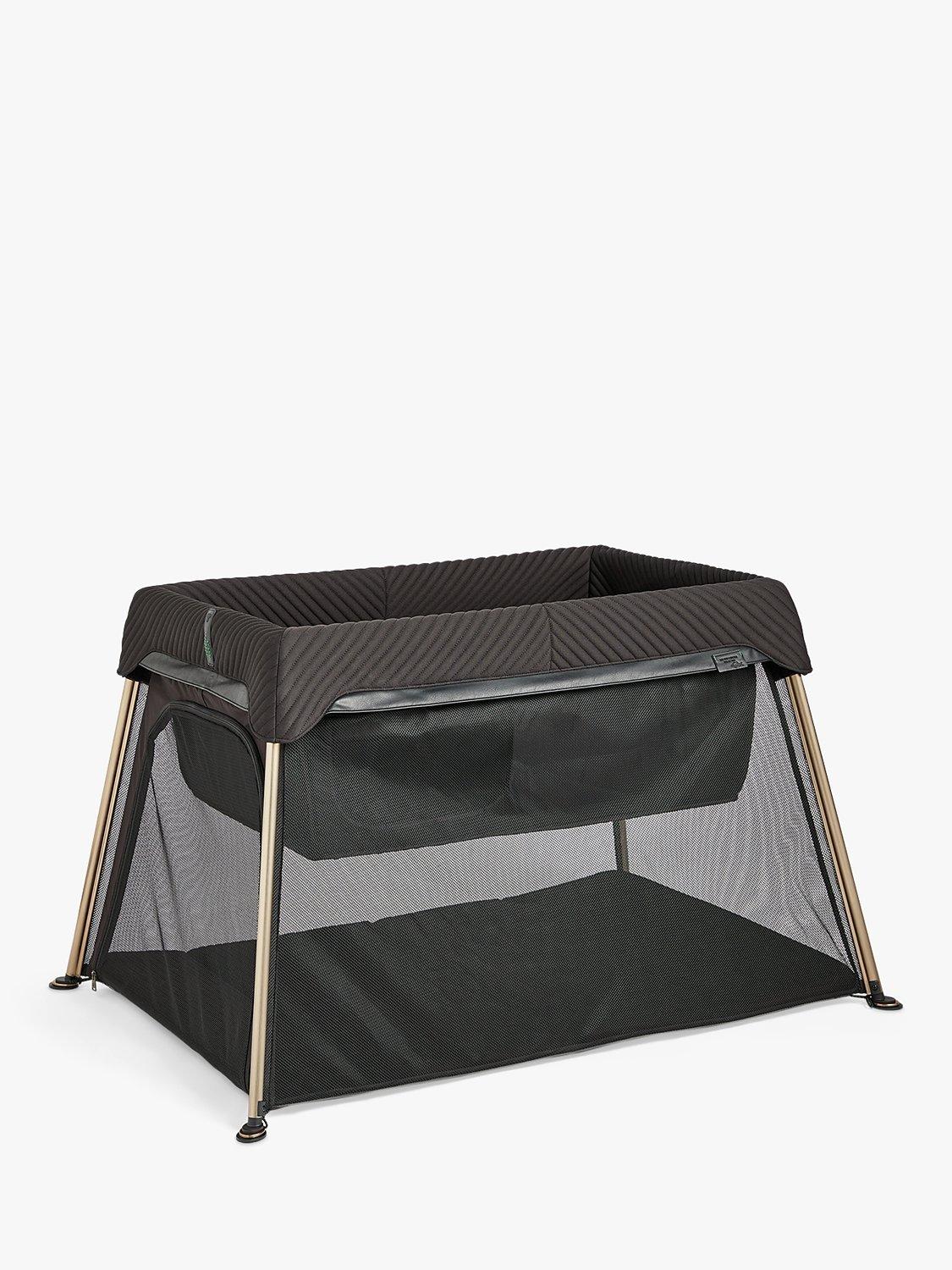 Silver Cross Rise by Tinie Travel Cot Signature Edition Black