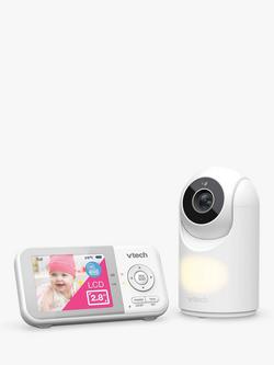 VTech VM3263 2.8inch Digital Video Baby Monitor with Adjustable Camera & Night Light, White