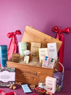 Cartwright & Butler Swaledale Luxury Wooden Crate Hamper, Multi