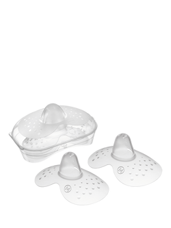 MAM Size 2 Nipple Shields, Medium, Pack of 2, Clear